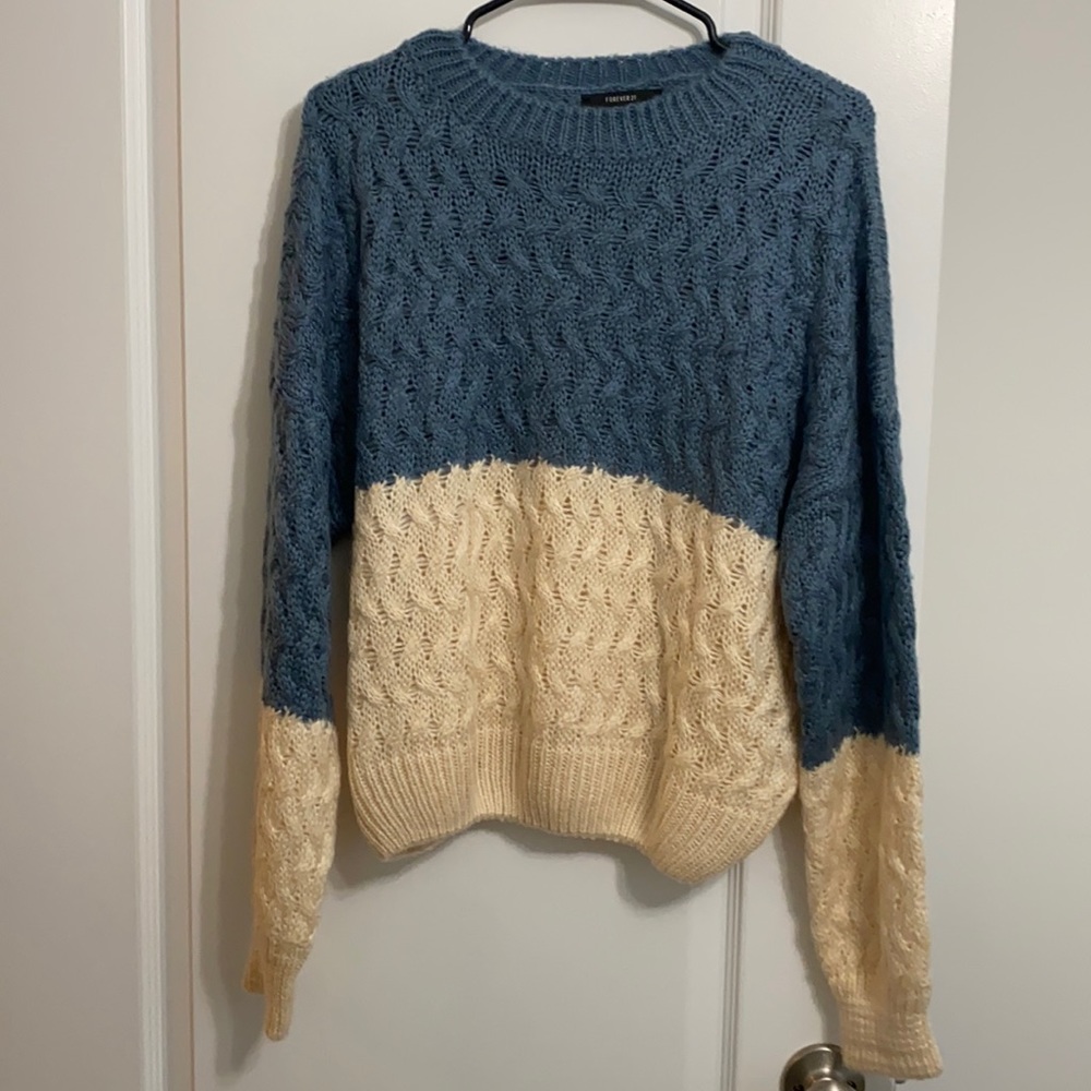 Brand new white and cream sweater - soft, never worn